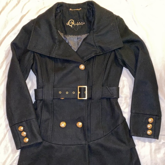 BEAUTIFUL Thick Heavy High Quality Wool Winter Snow Cold Weather Layered Coat - Picture 7 of 13